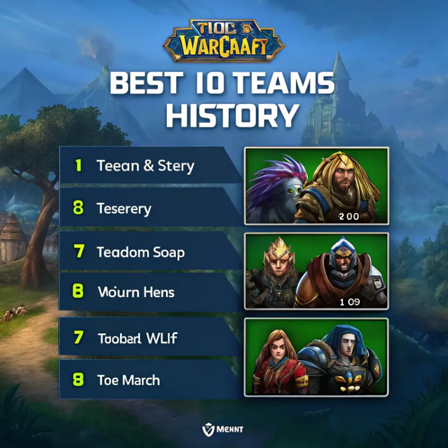 ТОП-10 лучших команд в истории Warcraft III ТОП-10 лучших команд в истории Warcraft III