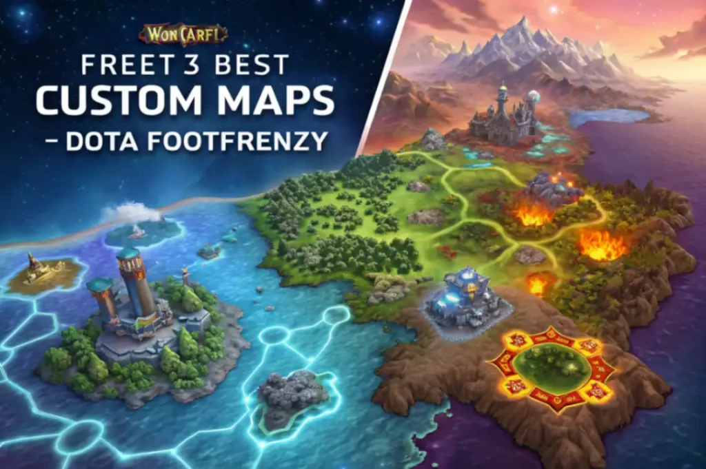 Лучшие пользовательские карты Warcraft III — от Dota до Footmen Frenzy Лучшие пользовательские карты Warcraft III — от Dota до Footmen Frenzy