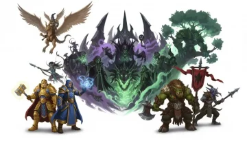 Альянс, Орда, Нежить и Ночные Эльфы — фракции Warcraft III Альянс, Орда, Нежить и Ночные Эльфы — фракции Warcraft III