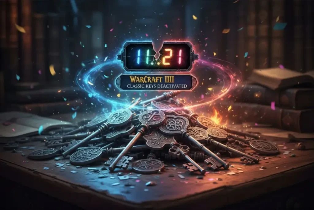 Конец эпохи: Classic-ключи Warcraft III уходят в прошлое Конец эпохи: Classic-ключи Warcraft III уходят в прошлое